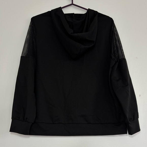 🎉4/30$🎉 Shein Black Zip-Up Hoodie – Size XL - Picture 4 of 4